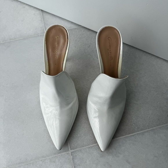 GIANVITO ROSSI PATENT LEATHER MULES - Picture 3 of 10